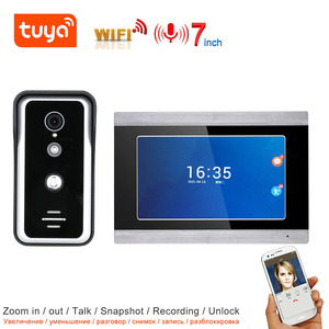 Sistema de videoportero para el hogar, intercomunicador con pantalla táctil de 7 pulgadas, WIFI, AHD 1080P, timbre, cámara, precio de fábrica, TUYA