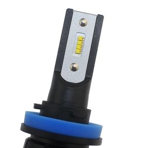 ไฟหน้าแบบ LED X5S พิเศษ 6000lm ความสว่างสูงหลอดไฟหน้าแบบไร้พัดลมที่ดีที่สุดชุดแปลง H11