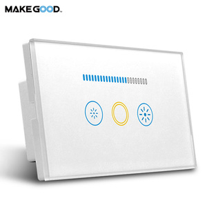Telafi avustralya standart yüksek teknoloji ürünleri türleri elektrik akıllı dokunmatik Wifi Dimmer anahtarı Tuya cam ışık anahtarı - Product Image 1