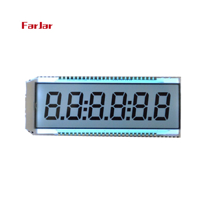 Personalizzare 2 3 4 5 6 7 8 cifre monocromatico 7-segmento 7 segmento positivo riflettente piccolo gas contatore dell'acqua display lcd - Product Image 6