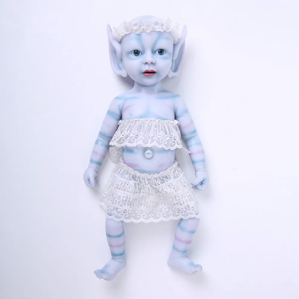 Realistico realistico 39 cm Real Touch artificiale ragazza bambino bambola giocattoli bambole morbide in Silicone pieno rinato