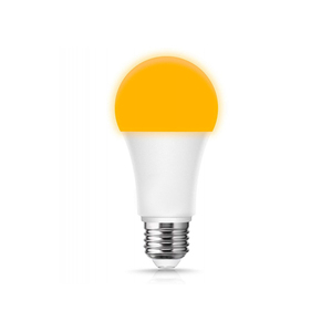 Blue Light Blocking A19 <strong>A21</strong> 3W 5W 7W <strong>LED</strong> Night Bulb Amber Color Sleep Mode No Flicker for Home Use on E27/E14/B22 Base