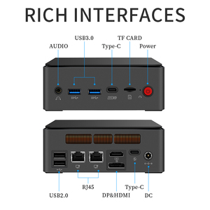 Mini-PC N100 N95 I7 Günstige Computer Wifi Embedded Fanless Desktop Intel Linux Ai Win 10 Windows 11 Gaming Mini-PC - Product Image 4