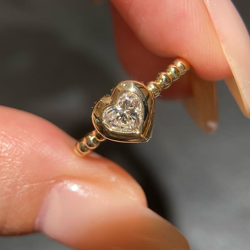 18K Yellow gold