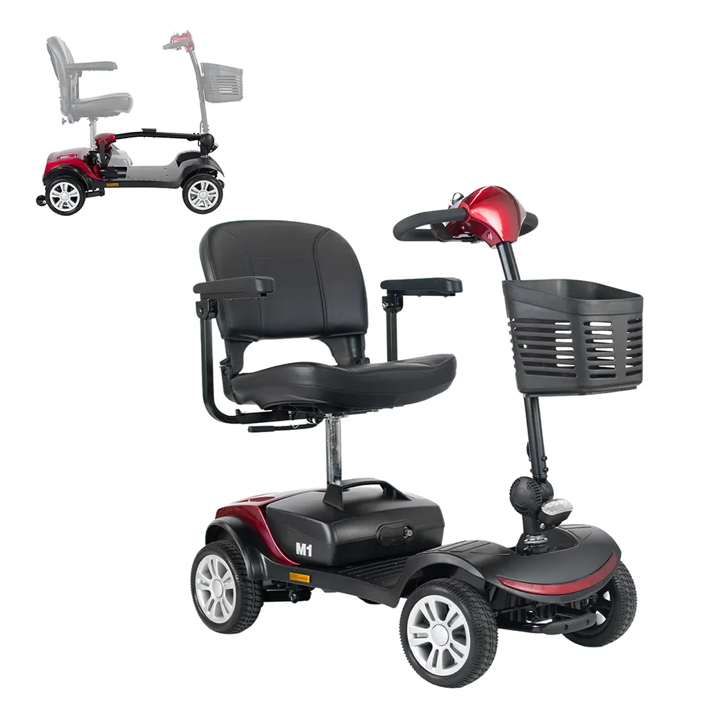 Scooter de movilidad eléctrica para discapacitados, rueda de 500W