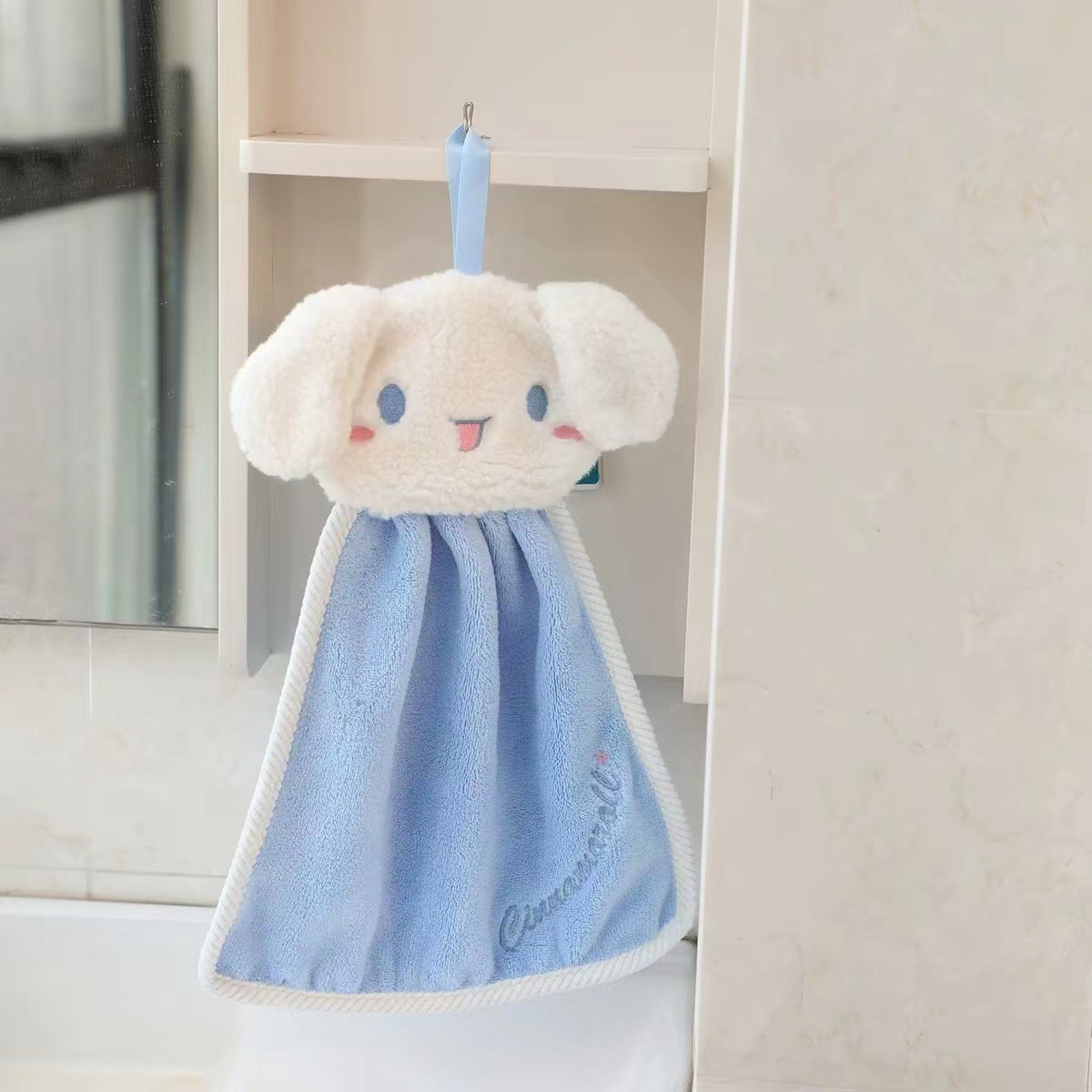 Cinnamon dog hand towel