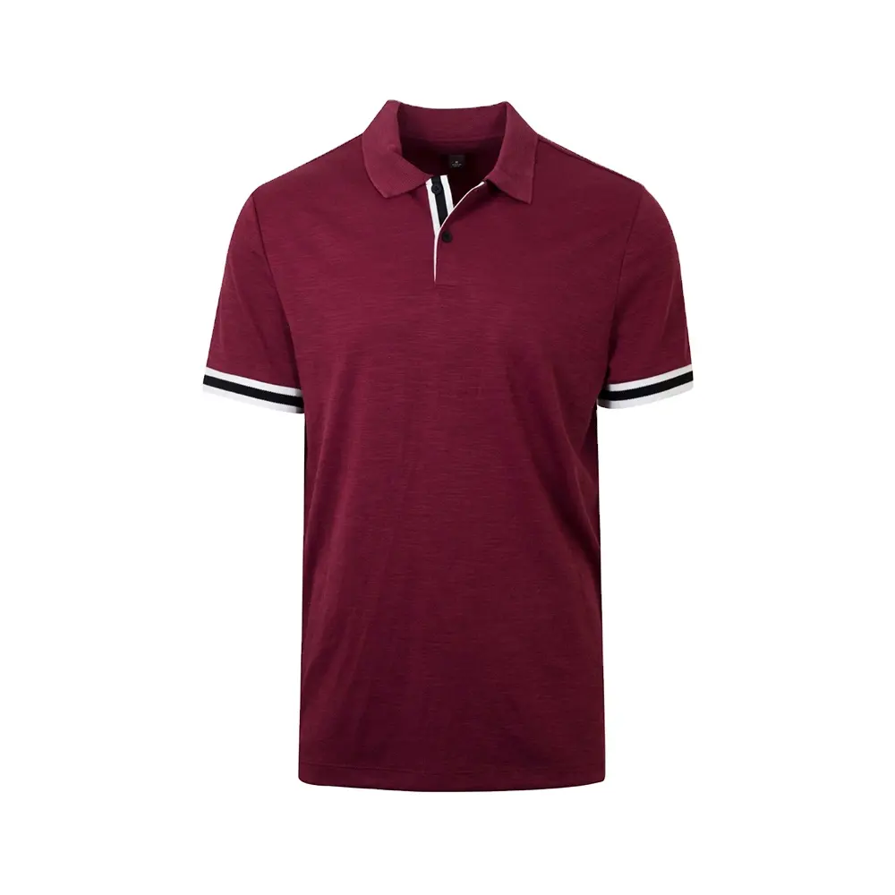 Yeni stil yüceltilmiş Polo T shirt erkekler için aşağı kıvrılan yakalı gömlek mevcut çoklu renkler
