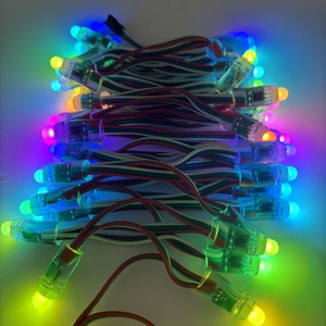 DC 5V WS2811 IC-geregelte Bullet-LED-Pixel knoten Verbinden Sie das RGB-LED-Pixel licht in Voll farben mit klaren Linsen Ws2811-LED-Modulen - Product Image 5