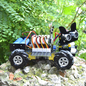 Keyeystudio микро-бит 4WD робот автомобильный комплект для стволовых игрушек Makecode набор для программирования стволовых роботов (без платы) - Product Image 2