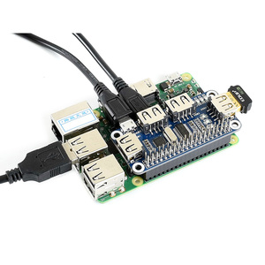 Wavesare USB-UART convertitore 4 porte USB mozzo cappello per lampone Pi 2B/3B/3B +/Zero/Zero W compatibile con USB2.0/1.1 - Product Image 5