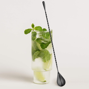 Biểu Tượng Tùy Chỉnh Thép Không Gỉ Thanh Muỗng Lùn Khuấy Sticks Cocktail Cho Barware Hỗn Hợp Đồ Uống Cocktail Rượu Cuchara De Thanh - Product Image 2