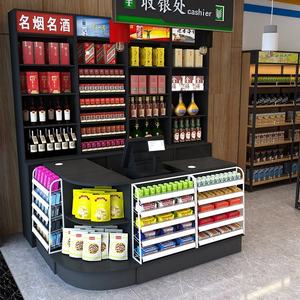 杂货店结帐台柜台便利店结帐台零售展示架收银台柜台 - Product Image 3