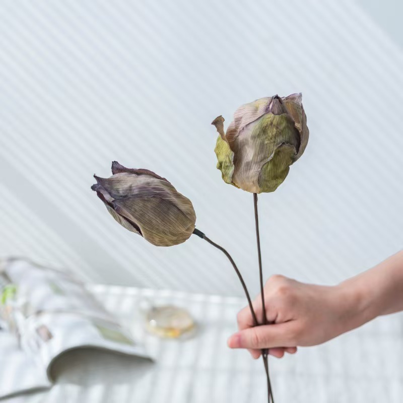 Artificial-stem Lotus Bud