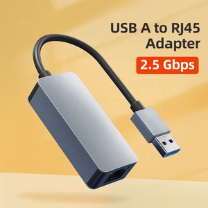 Neuer 2,5 Gbit/s USB 3.0 Typ C Gigabit-Ethernet-Adapter 2500 Mbit/s USB 3.0 zu RJ45 2,5G Kabel gebundener Netzwerk karten konverter Win Mac Laptop PC - Product Image 2