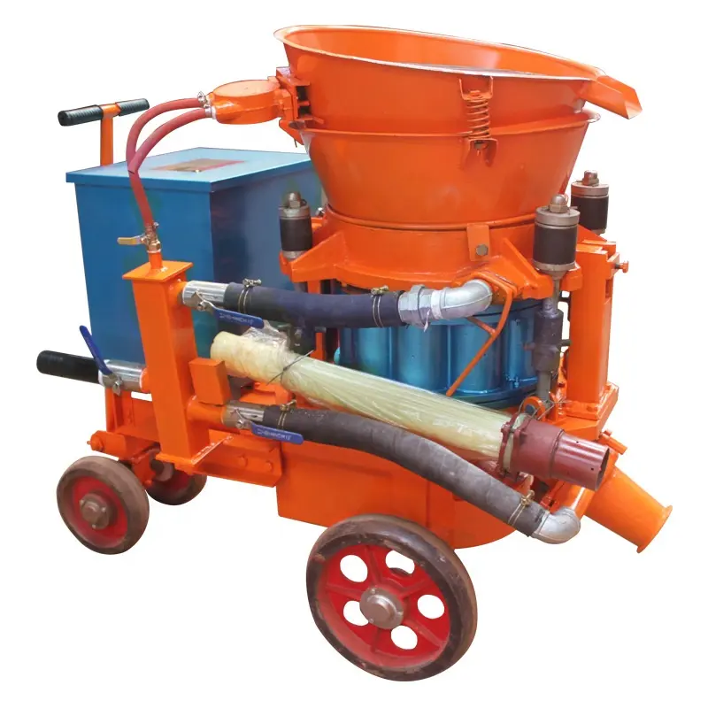 Máquina de pintura por pulverización de yeso de cemento y hormigón de mortero de arena seca automática portátil para construcción de pared de cimentación de minería Tu