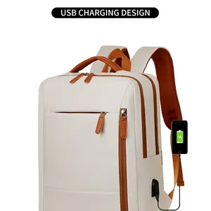 2025新款大容量多功能电脑背包防水商务/休闲旅行带USB & 表带携带系统 - Product Image 6