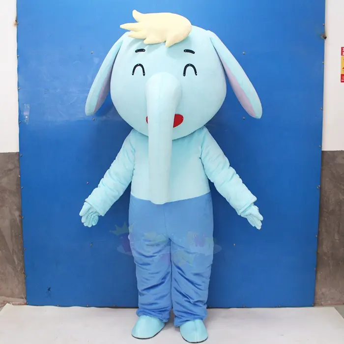 Venda quente Cute baby elefante mascote Fábrica preço personalizado animal Engraçado personagem elefante traje para cosplay