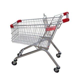Folding Shopping <strong>Trolley</strong> with <strong>Lock</strong> Platform Structure Convenient <strong>Trolley</strong> Cart for Shopping - Product Image 1