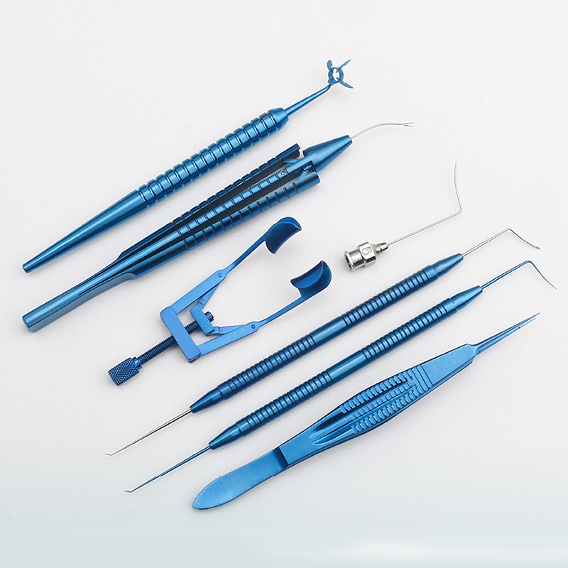 Kit d'instruments de chirurgie femtoseconde (sans boîte de stérilisation)