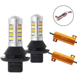 Error Free Canbus Dual Colors Bulb Car DRL <strong>Led</strong> Light 2835 42smd 7440 <strong>Led</strong> BA15S BAU15S <strong>Led</strong> 1156 Drl Turn Signal Light - Product Image 1