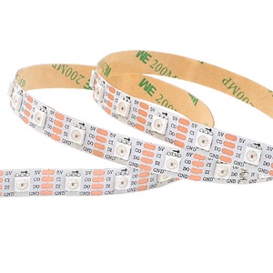 WS2813 Addressable Digital Pixel Magic Strip Light DC5V 10mm 60LEDs/meter SPI Rgbic Breakpoint Resumption for Project Decoration - Product Image 1