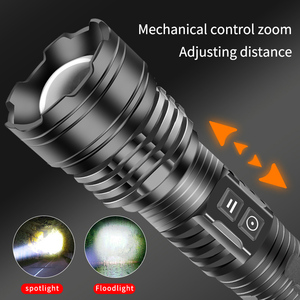 XHP70 1500 Lumen Doppelsc halter Taschenlampe Typ C Aufladen 30W Ultra Long Range Taschenlampe Speicher funktion Power Display Taschenlampe - Product Image 4