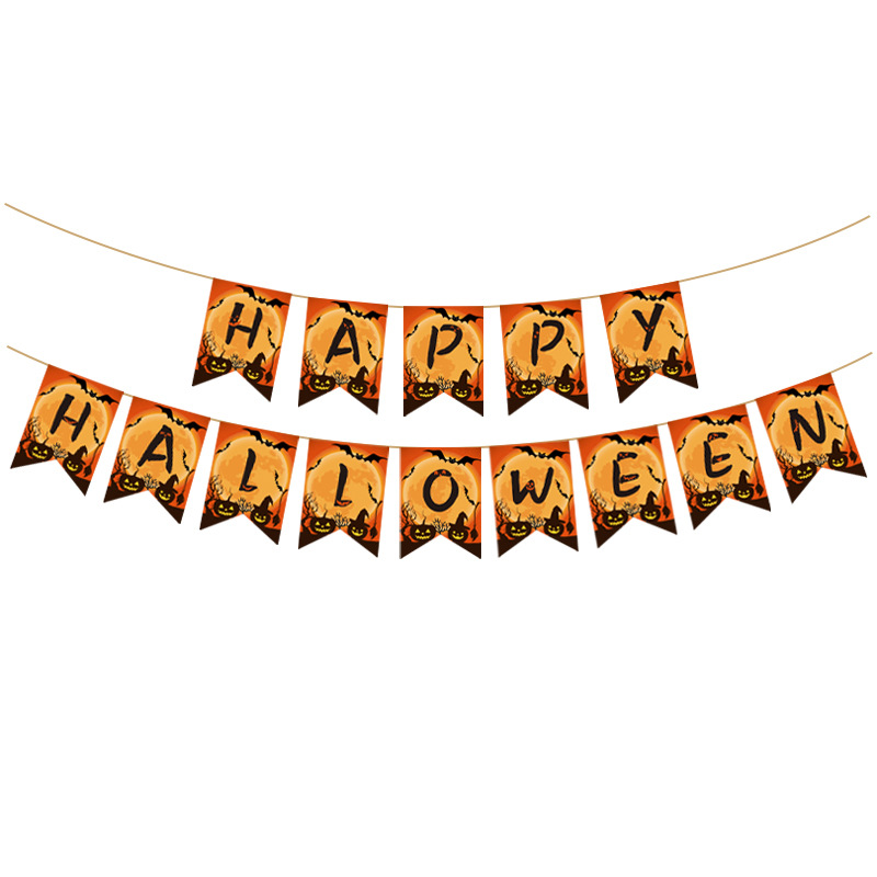 Halloween Letter Banner D