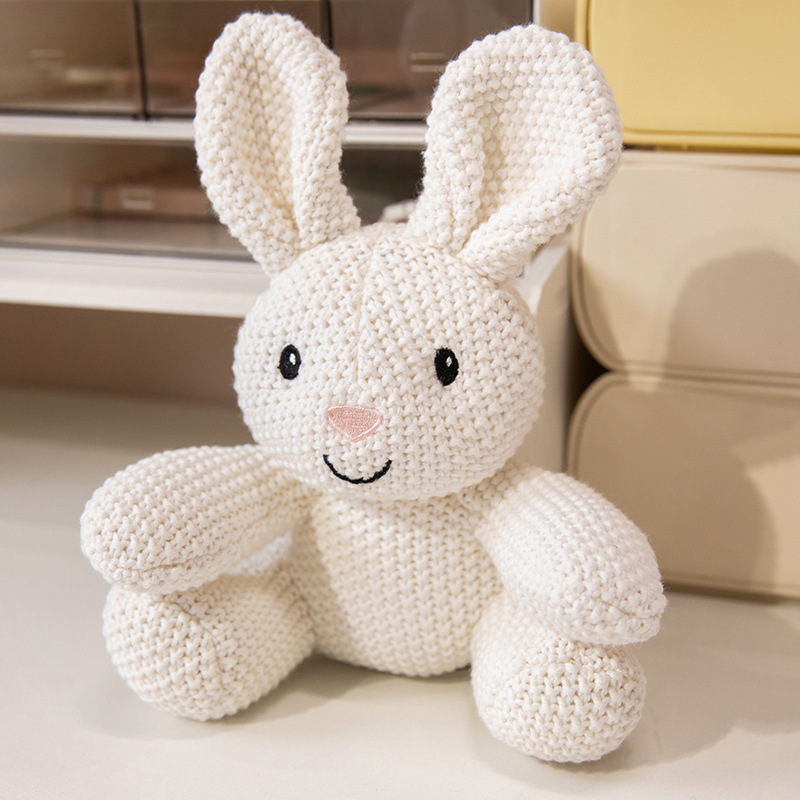 Conejo Blanco Sentado (22 cm)