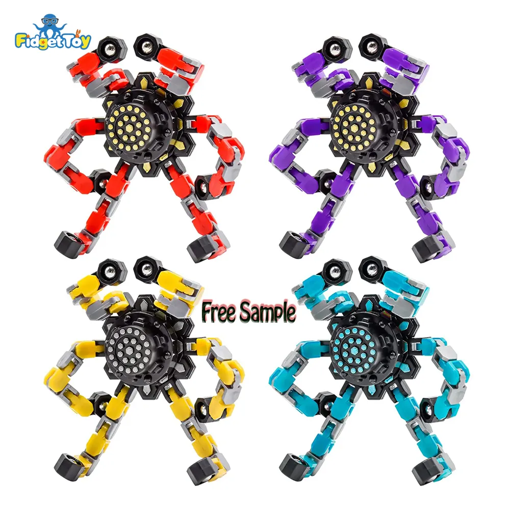 Yh Autisme Sensorisch Speelgoed Vingertop Vinger Fidget Spinner Anti Stress Fidget Spinner Robot Speelgoed Spinner Spinner Fidget Speelgoed Voor Kinderen Volwassen