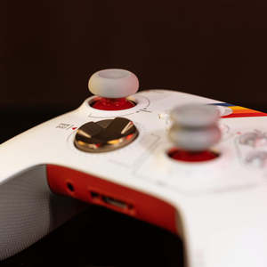 6 in <strong>1</strong> Concave Thumb Grip Set Joystick Cap for <strong>Xbox</strong> One S <strong>X</strong> Elite Controllers for <strong>Xbox</strong> Series <strong>X</strong> S Thumbstick Cover