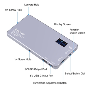 PULUZ <strong>LED</strong> Full Color <strong>RGB</strong> Beauty Fill Light Pocket Vlogging Photography Light - Product Image 5