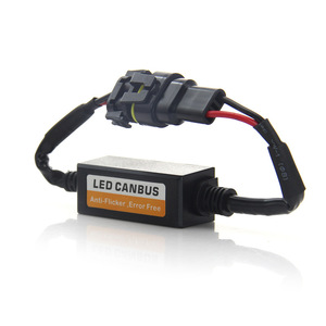Canbus LED H7ข้อผิดพลาดถอดรหัส H4ไฟหน้าแบบ LED ชุดหลอดไฟสำหรับรถหมอกไฟ H7 9005 9006 9012 Anti-Flicker อะแดปเตอร์ - Product Image 4