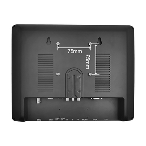 Monitor de pantalla táctil TFT LCD Industrial de 12,1/12 pulgadas con BNC VGA, entrada AV USB para entrada CCTV para coche, microscopio, pantalla de escritorio, PC