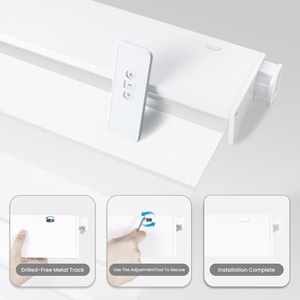 Zigbee Alexa vấn đề không có khoan không có công cụ mất điện thông minh tự động điện nhà cơ giới con lăn Shades Zebra Rèm cho Windows - Product Image 2