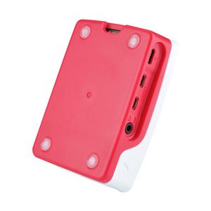 Raspberry Pi 4B Kunststoff gehäuse zum Schutz in Rot, Weiß und Schwarz - Product Image 5