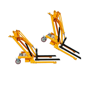 <strong>Loading</strong> and <strong>Unloading</strong> Lift <strong>Crane</strong> Curved Arm Portable Electric Hydraulic Forklift Multifunctional Lifting Stacking <strong>Crane</strong>
