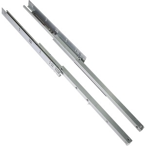 Corrediças de Gaveta Silenciosas de Aço Inoxidável com Extensão Total para Caixas de Gaveta de 16mm de Espessura, 457mm de Comprimento, 3 Pares com Fechamento Suave - Product Image 2