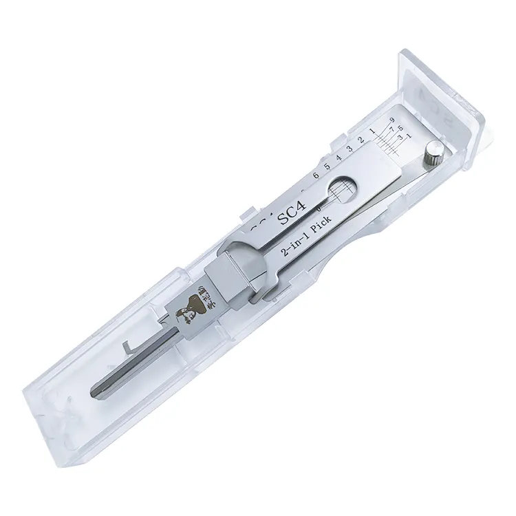 Herramienta de selección de cerradura lishi original SC4 6-Pin 2 en 1 Pick para cerraduras de puerta Schlage herramienta de cerrajería abridor de cerradura herramienta de mano