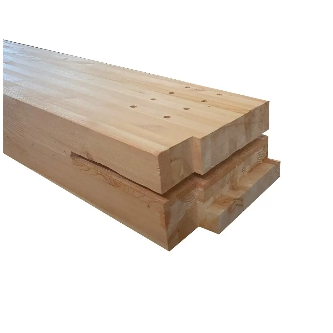 Pannello da costruzione in abete massello di pino in legno massello di vendita caldo Glulam legname laminato con colla solida