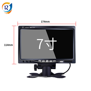 7 pulgadas 4 división de partición de apoyo de bajo consumo de energía de soporte estándar Vga Video1 Video2 de Audio Hd de 7 pulgadas Tft Lcd Monitor - Product Image 3