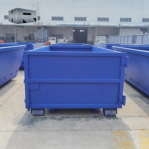 Contenedores de basura de metal de tamaño personalizado Reciclaje de contenedores RORO apilables Contenedor de basura con gancho Contenedor de basura - Product Image 5