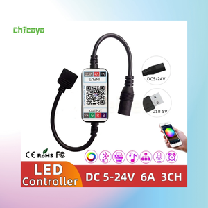 <strong>LED</strong> LAMP <strong>DMX</strong> APP Music RGB <strong>LED</strong> <strong>Controller</strong> 4Pin RGB 5-24V Mic BLE Mini RGB <strong>LED</strong> Strip Light <strong>Controller</strong> for TV Furniture Car Lights - Product Image 6