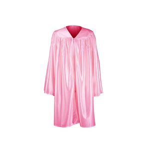 Robe de graduation brillante pour garçons et filles de couleur rose brillant - Product Image 1