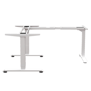 Custom L Shape Electric Standing Desks Frame Ergonomic Sit to Stand up <strong>Computer</strong> Desks <strong>Three</strong> Motor Standing <strong>Tables</strong> - Product Image 3