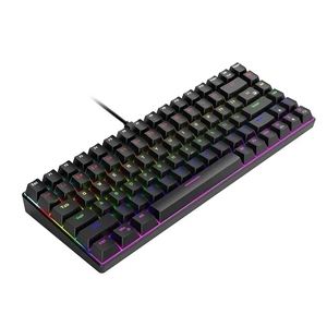 Teclado mecánico con cable intercambiable en caliente K84, teclado mágico retroiluminado de 84 teclas para juegos de oficina para ordenador portátil - Product Image 2