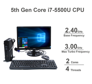 HYSTOU Mini 8 USB economico Aio Gaming PC 16G RAM Computer i7 Desktop Desktop tutto in uno - Product Image 3