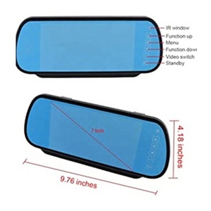 7&quot; Digital TFT <strong>LCD</strong> Color Screen <strong>Display</strong> with 2 Video Input for Truck Van Rear View Camera Monitor System Kit - Product Image 4