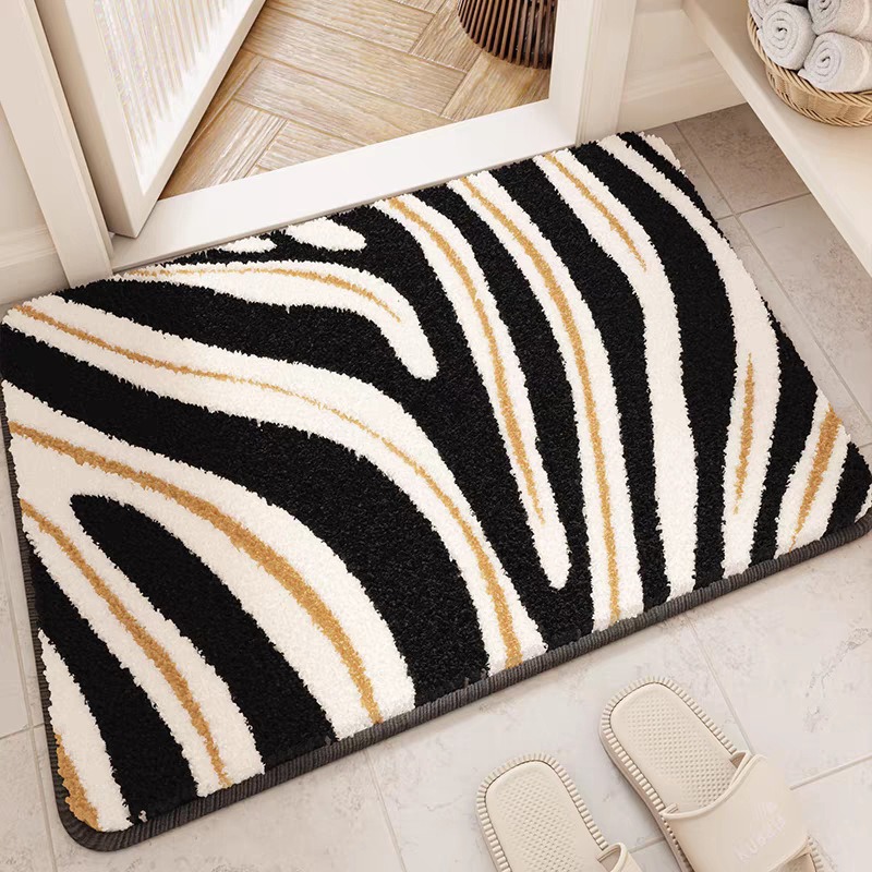 Black and white zebra stripes
