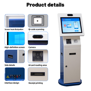 Concert Wachtrij <span class=keywords><strong>Ticket</strong></span> Automaat Met Qr Scanner Nfc Camera Zelf Controleren In Kiosk Hotel Touchscreen Registratie Kiosk - Product Image 2