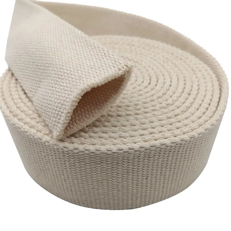 100% Baumwolle Custom Gurtband Gewebtes röhrenförmiges Baumwoll gewebe für Zirkus-Luftseil Spanischer Web weber Jacquard mit hoher Zähigkeit